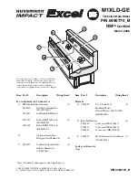 Hussmann M1XLD-GE Technical Data Sheet preview