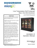 Preview for 1 page of Hussmann microSC VRL1B Installation & Operation Manual