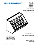 Предварительный просмотр 1 страницы Hussmann MPCETNM6S Installation & Operation Manual