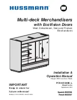 Hussmann Multi-deck Merchandiser Installation & Operation Manual preview