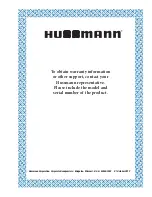 Preview for 41 page of Hussmann NAV Series Installation & Operation Manual