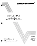 Hussmann ND5 Installation And Operation Manual предпросмотр