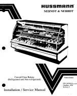 Hussmann NEBBDT Installation & Service Manual предпросмотр