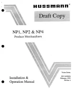 Hussmann NP1 Installation And Operation Manual preview