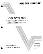 Предварительный просмотр 1 страницы Hussmann NVB Installation & Operation Manual