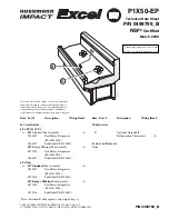 Preview for 1 page of Hussmann P1X50-EP Technical Data Sheet