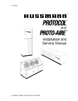 Hussmann Proto-Aire Installation Manual preview