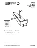 Hussmann PWE Datasheet preview