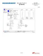 Preview for 6 page of Hussmann Q1-SS Technical Data Sheet