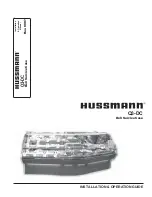 Hussmann Q3-DC Installation And Operation Manual preview