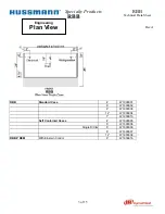 Предварительный просмотр 3 страницы Hussmann RBB Technical Data Sheet