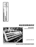 Preview for 1 page of Hussmann RGSSFP Installation And Operation Manual