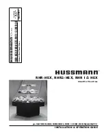 Preview for 1 page of Hussmann RHR 1/2 HEX Installation And Operation Manual