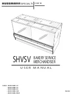 Hussmann SHVSV Series User Manual preview