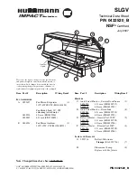 Hussmann SLGV Technical Data Sheet preview