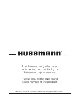 Preview for 69 page of Hussmann Smart Exchange Installation & Operation Manual