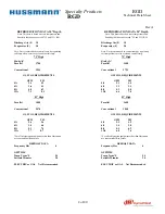 Предварительный просмотр 2 страницы Hussmann Specialty Products RGD Technical Data Sheet