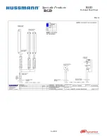 Предварительный просмотр 6 страницы Hussmann Specialty Products RGD Technical Data Sheet