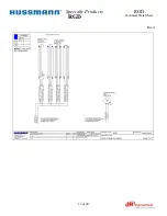 Предварительный просмотр 15 страницы Hussmann Specialty Products RGD Technical Data Sheet