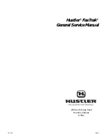 Preview for 1 page of HUSTLER FasTrak General Service Manual