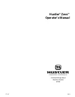 HUSTLER Zevo Operator'S Manual предпросмотр