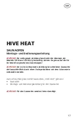 Preview for 17 page of HUUM HIVE HEAT 12 Installation And User Instructions Manual