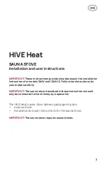 Предварительный просмотр 3 страницы HUUM HIVE Heat User Manual