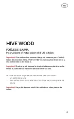 Preview for 13 page of HUUM HIVE WOOD 13kW Installation And User Instructions Manual