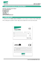 Preview for 6 page of HUUVAN HV110-MCS User And Maintenance Book