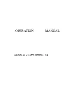 Huvema CRDM 3050 x 16/1 Operation Manual предпросмотр