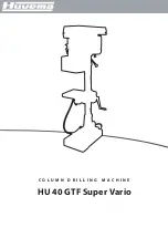 Предварительный просмотр 1 страницы Huvema HU 40 GTF Super Vario Manual