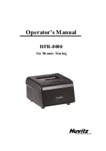 Preview for 1 page of Huvitz HFR-8000 Operator'S Manual