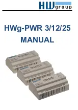 HW Group HWg-PWR 12 Manual preview
