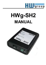 Предварительный просмотр 1 страницы HW Group HWg-SH2 Manual