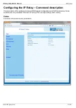 Предварительный просмотр 18 страницы HW Group IP Relay HWg-ER02b Manual