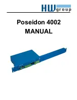 HW Group Poseidon 4002 Manual предпросмотр