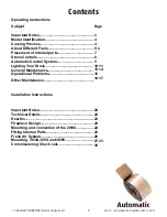 Preview for 2 page of HWAM 3055 Installation, Operating And Maintanance Instructions