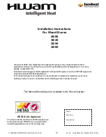 Preview for 19 page of HWAM 3055 Installation, Operating And Maintanance Instructions