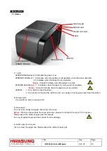 Предварительный просмотр 4 страницы Hwasung HP-283 Technical Manual