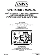 HWH Corporation 2000 Series Operator'S Manual preview