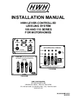 HWH 100 Series Installation Manual preview