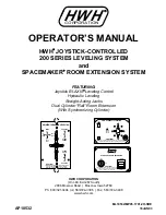 HWH 200 series Operator'S Manual preview