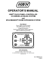 HWH 310 SERIES Operator'S Manual preview