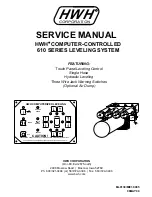 HWH 610 SERIES Service Manual preview