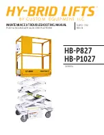 Hy-Brid Lifts HB-P1027 Maintenance & Troubleshooting Manual preview