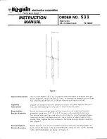 Hy-Gain 533 Instruction Manual preview