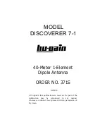 Hy-Gain Discoverer 7-1 Instructions Manual preview