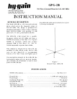 Hy-Gain GPG-2B Instruction Manual preview