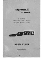 Hy-Gain hy-range II 671B-PR Owner'S Manual preview