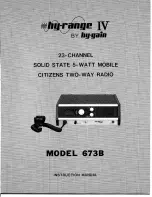 Hy-Gain Hy-Range IV 673B Instruction Manual preview